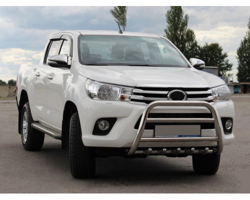 Передній захист WT010 (нерж) для Toyota Hilux 2015+