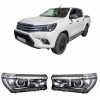 Передняя оптика ОЭМ V2 2015-2019 (2 шт) для Toyota Hilux 2015- гг