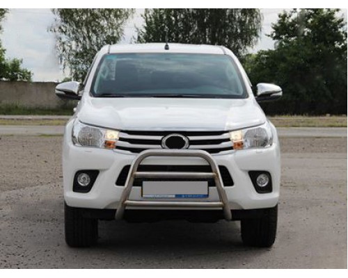Передній захист WT023 (нерж) для Toyota Hilux 2015+