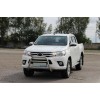 Передній захист WT023 (нерж) для Toyota Hilux 2015+