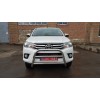 Кенгурятник WT007 (нерж) для Toyota Hilux 2015+