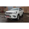 Кенгурятник WT007 (нерж) для Toyota Hilux 2015+