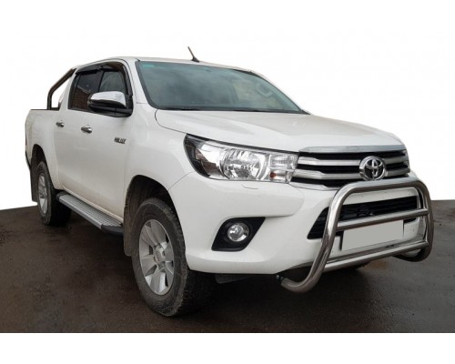 Кенгурятник WT007 (нерж) для Toyota Hilux 2015+