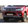 Передній захист ST016 (нерж) для Toyota Hilux 2015+