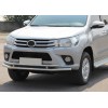 Передній захист ST016 (нерж) для Toyota Hilux 2015+