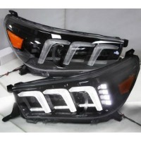 Передняя оптика Lexus-design V2 2015-2019 (2 шт) для Toyota Hilux 2015- гг