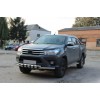 Передній захист F3-34 (нерж.) для Toyota Hilux 2015+
