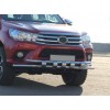 Передній захист ST015 (нерж) для Toyota Hilux 2015+