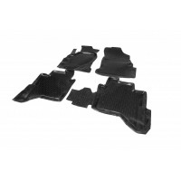 Резиновые коврики (4 шт, Niken 3D) для Toyota Hilux 2015+