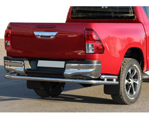 Задня дуга AK005-2 (нерж.) для Toyota Hilux 2015+