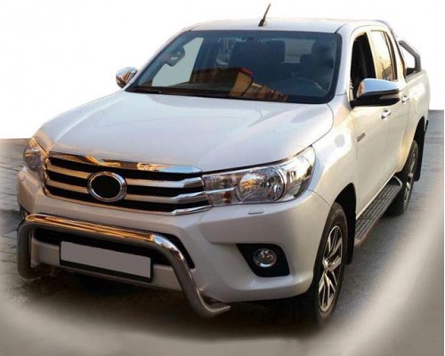 Передній захист WT009 (нерж) для Toyota Hilux 2015+