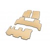 Коврики EVA (3 ряда, Бежевый) для Toyota Land Cruiser Prado 120