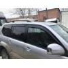 Рейлінги Чорні турецькі Металеві ніжки для Toyota Land Cruiser Prado 120