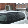 Рейлінги Чорні турецькі Металеві ніжки для Toyota Land Cruiser Prado 120
