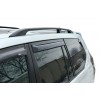 Рейлінги Чорні турецькі Металеві ніжки для Toyota Land Cruiser Prado 120
