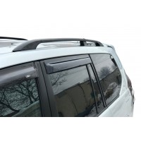 Рейлінги Чорні турецькі Металеві ніжки для Toyota Land Cruiser Prado 120