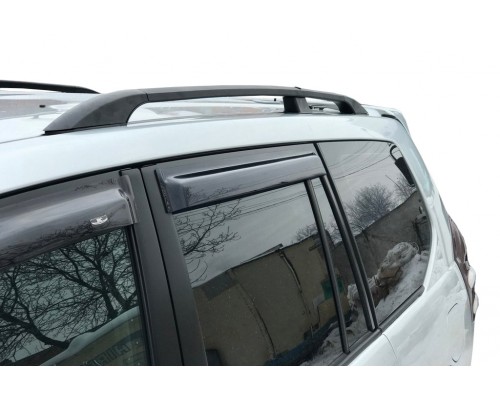 Рейлінги Чорні турецькі Металеві ніжки для Toyota Land Cruiser Prado 120
