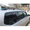 Рейлінги Чорні турецькі Металеві ніжки для Toyota Land Cruiser Prado 120