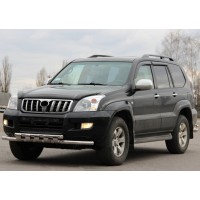 Передня дуга ST015 (нерж.) Toyota Land Cruiser Prado 120