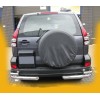 Задні подвійні куточки AK003-2 (2 шт, нерж) для Toyota Land Cruiser Prado 120
