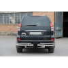 Задні подвійні куточки AK003-1 (2 шт, нерж) для Toyota Land Cruiser Prado 120