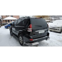 Задні подвійні куточки AK003-2 (2 шт, нерж) для Toyota Land Cruiser Prado 120