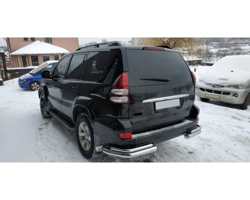Задні подвійні куточки AK003-2 (2 шт, нерж) для Toyota Land Cruiser Prado 120