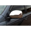 Накладки на зеркала (2 шт, нерж) OmsaLine - Итальянская нержавейка для Toyota Land Cruiser Prado 120 - 48866-11