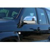 Накладки на дзеркала (2 шт, нерж) OmsaLine - Італійська нержавіюча сталь для Toyota Land Cruiser Prado 120 - 48866-11