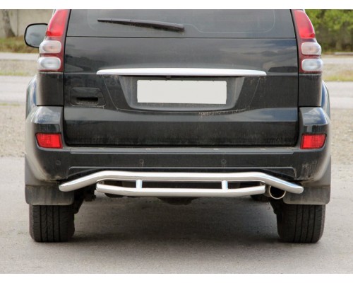 Задній захист AK008-1 для Toyota Land Cruiser Prado 120