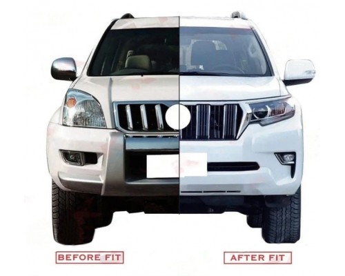 Комплект рестайлинга в Toyota Land Cruiser Prado 150 2017-2025 для Toyota Land Cruiser Prado 120