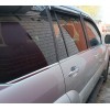Наружняя окантовка стекол (6 шт, нерж) OmsaLine - Итальянская нержавейка для Toyota Land Cruiser Prado 120 - 56268-11