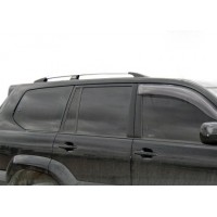 Рейлінги Хром турецькі Металеві ніжки для Toyota Land Cruiser Prado 120