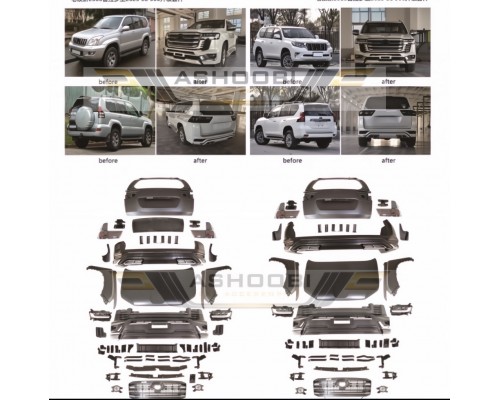Комплект рестайлинга на LC 300 для Toyota Land Cruiser Prado 120