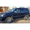 Захист бічного порогу BB004 (2 шт, нерж.) для Toyota Land Cruiser Prado 120