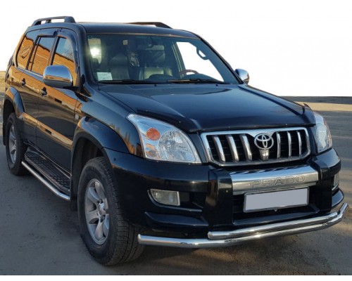 Toyota LC 120 Prado Передня дуга ST014 (нерж.) 60/42 мм - 57509-11