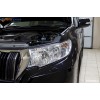 Реснички на фары (2 шт, для рефлекторной) для Toyota Land Cruiser Prado 150 - 64130-11