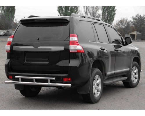 Задня дуга AK002-2v2 (нерж) для Toyota Land Cruiser Prado 150