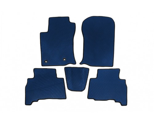 Коврики EVA (Синие) 5 местный, 2013-2022 для Toyota Land Cruiser Prado 150