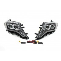 Передняя оптика FullLED (2013-2017, 2 шт) для Toyota Land Cruiser Prado 150