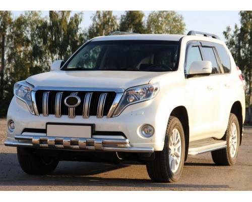 Передній захист ST015 (нерж) для Toyota Land Cruiser Prado 150