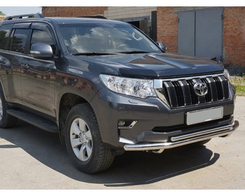 Передній захист ST014 (нерж) 70/42 мм для Toyota Land Cruiser Prado 150