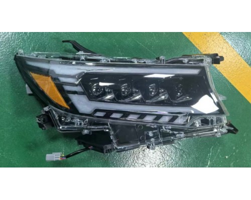 Передняя оптика Lexus-design 4-LED V2 (2017-2025, 2 шт) для Toyota Land Cruiser Prado 150