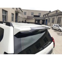 Спойлер вставка (поверх родного) Белый цвет для Toyota Land Cruiser Prado 150