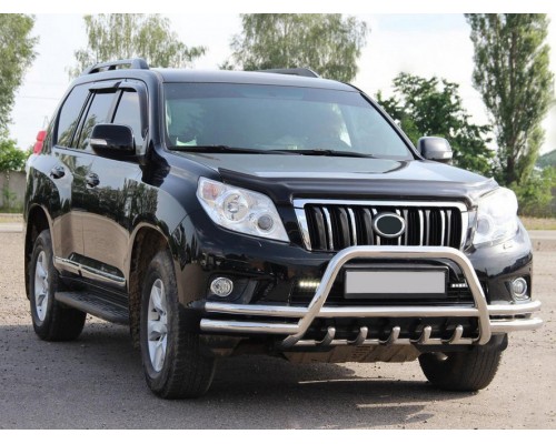 Кенгурятник WT003-2-Plus (нерж) для Toyota Land Cruiser Prado 150