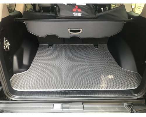 Килимок багажника 5 місний 2009-2017 (EVA, поліуретановий, чорний) для Toyota Land Cruiser Prado 150 - 63654-11