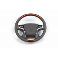 Кермо у зборі (світле дерево) для Toyota Land Cruiser Prado 150
