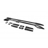 Рейлінги оригінальний дизайн (Чорні, 2 шт) для Toyota Land Cruiser Prado 150 - 51836-11