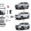 Комплект рестайлинга с 2009-2016 на 2017- (с Full Led оптикой) для Toyota Land Cruiser Prado 150 - 60176-11