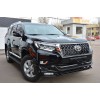 Накладки на передній та задній бампер TRD (2017-) Чорний колір для Toyota Land Cruiser Prado 150 - 60906-11